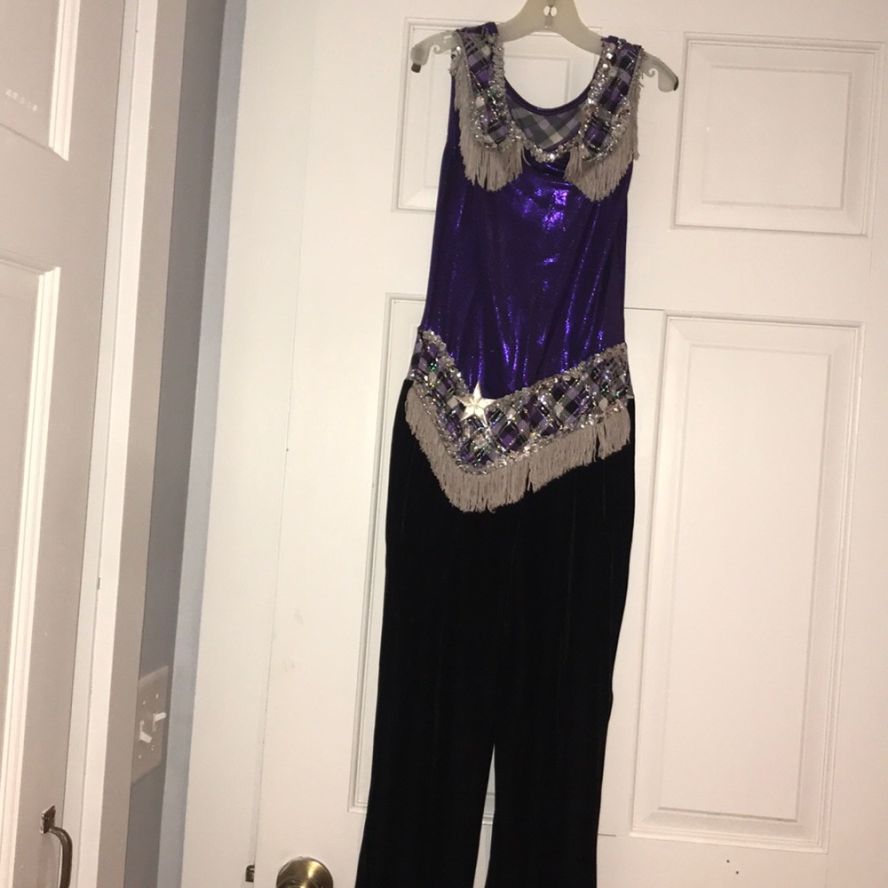 !purple and black jazz or tap costume!